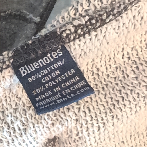 Bluenotes Distressed Zip-Up Lightweight Hoodie | Size M - Picture 7 of 7